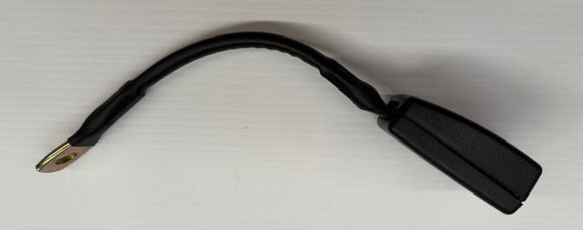 black flexible seatbelt buckle 30cm length