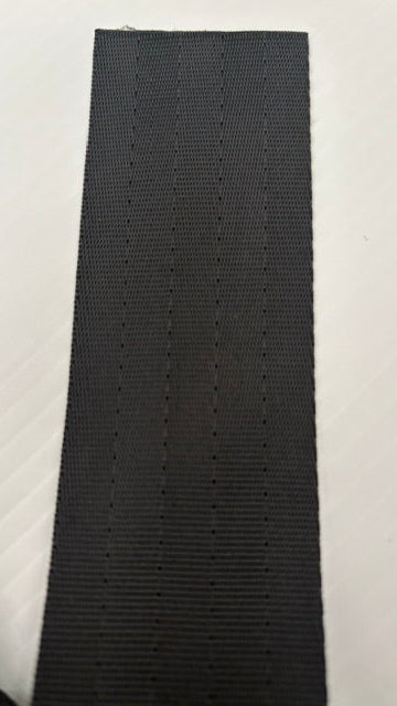 Black seatbelt webbing 