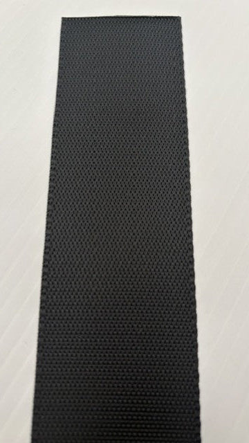 Black euro style seatbelt webbing