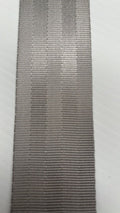 metallic grey seatbelt webbing