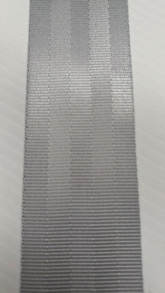 Silver seatbelt material seatbelt webbing