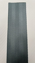 Grey woven seatbelt webbing 